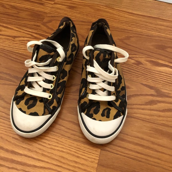 Shoes - COACH Cheetah Sneakers